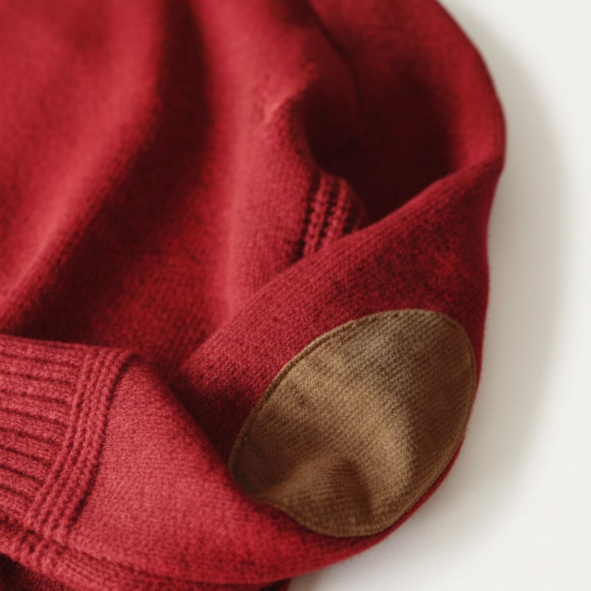 Briarwood Men's Knit Sweater Elbow Patches Oversized