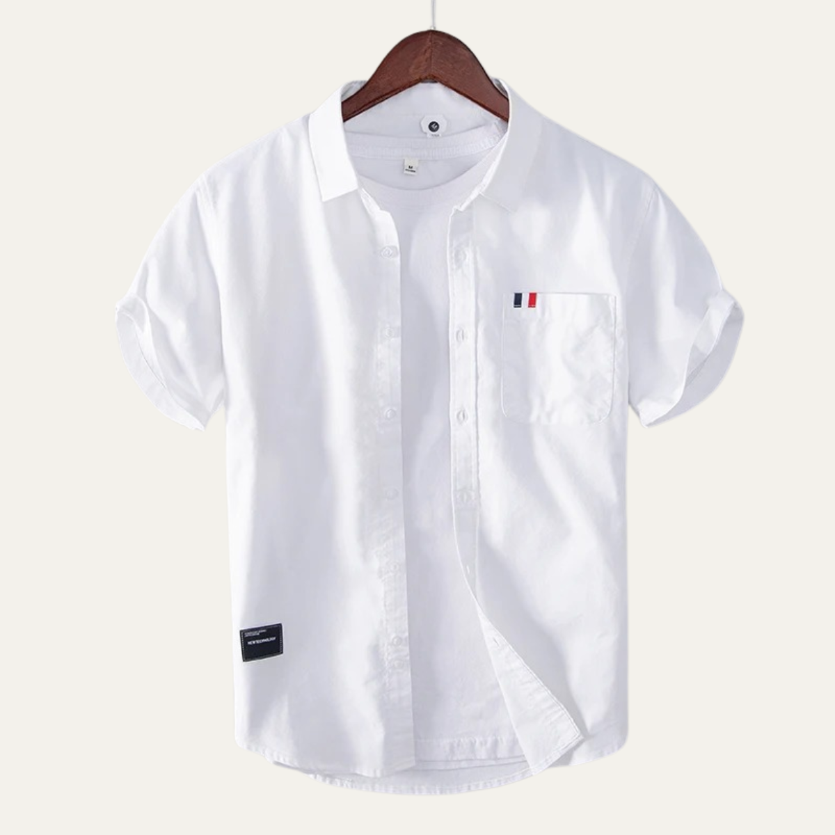 Men's Slim Fit Cotton Button Up Shirt - Fashinoza