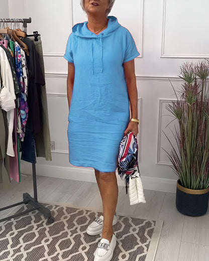 Women's Relaxed Hoodie Dress