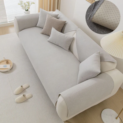 Linen Sectional Sofa Slipcover
