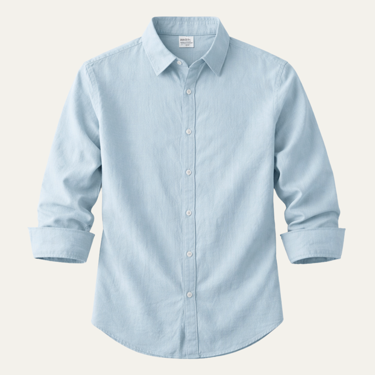Men's Linen Cotton Business Shirt - Fashinoza