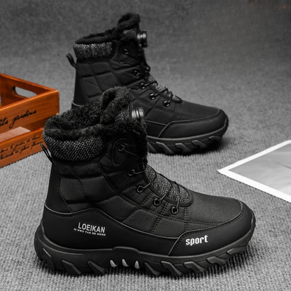 Northpark Men's Insulated Snow Boots Plush Lined