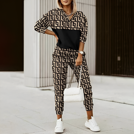 Women's Athletic Tracksuit Set - Fashinoza