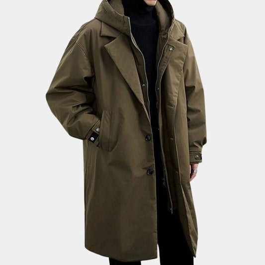 Men's Trench Coat Waterproof - 
Fashinoza