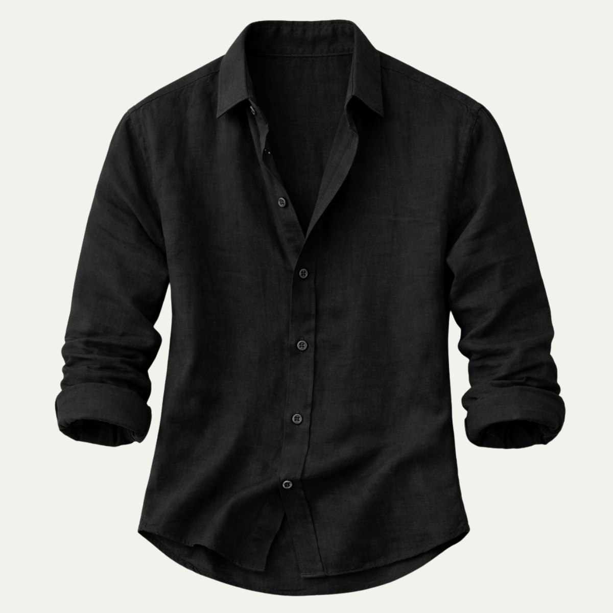 Mens Linen Button Up Shirt - Fashinoza