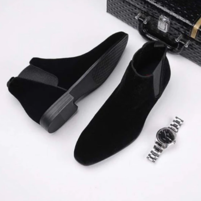 Men's Suede Chelsea Boots