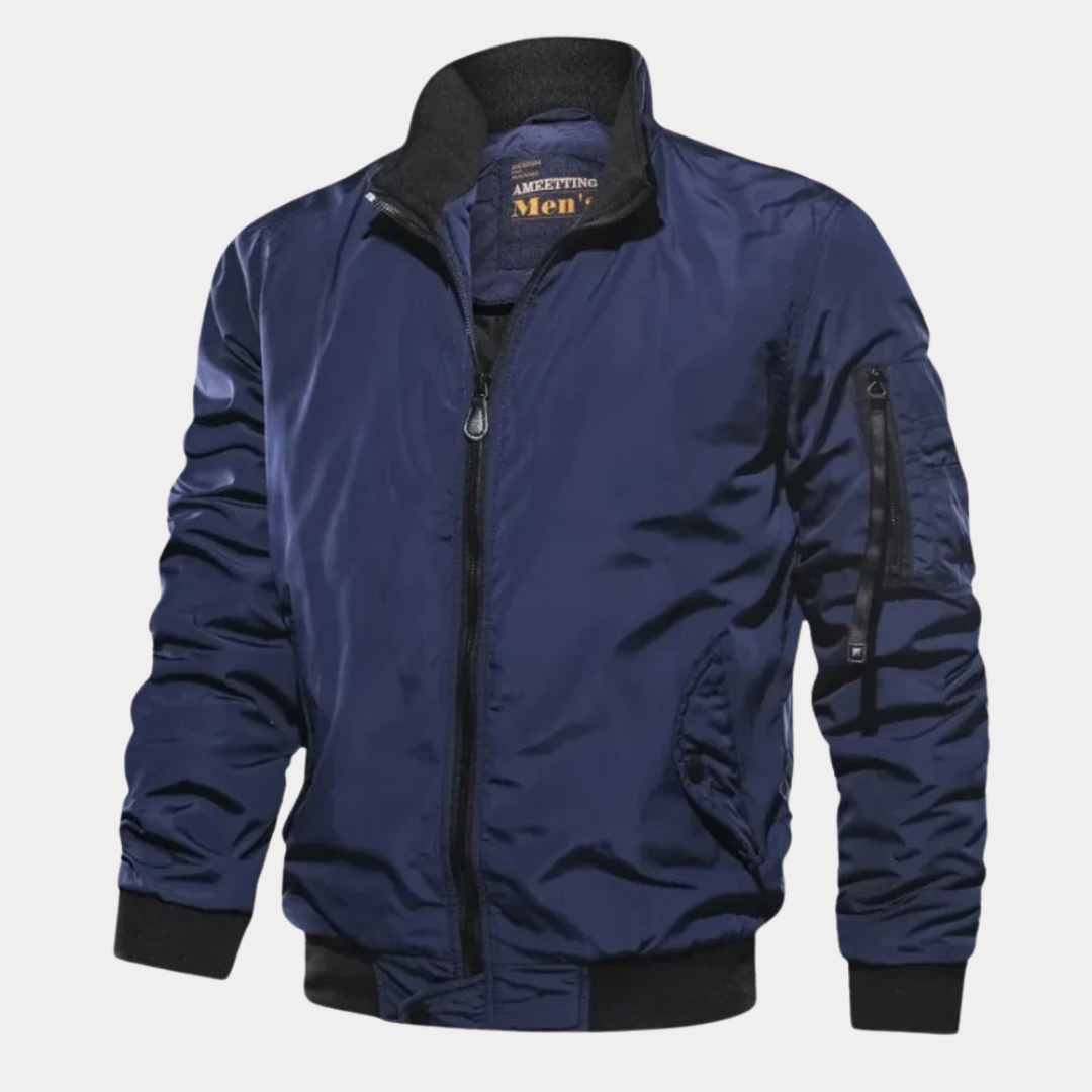 Lars Men's Windproof Bomber Jacket - Fashinoza