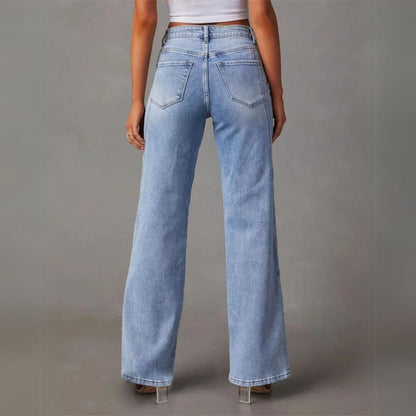 Sydney | Women’s Casual Wide-Leg Relaxed Fit Jeans Caliboot