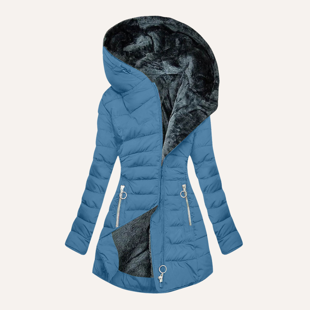 Women’s Hooded Waterproof Puffer Winter Jacket