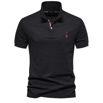 Men's Embroidered Polo Classic Timeless Style