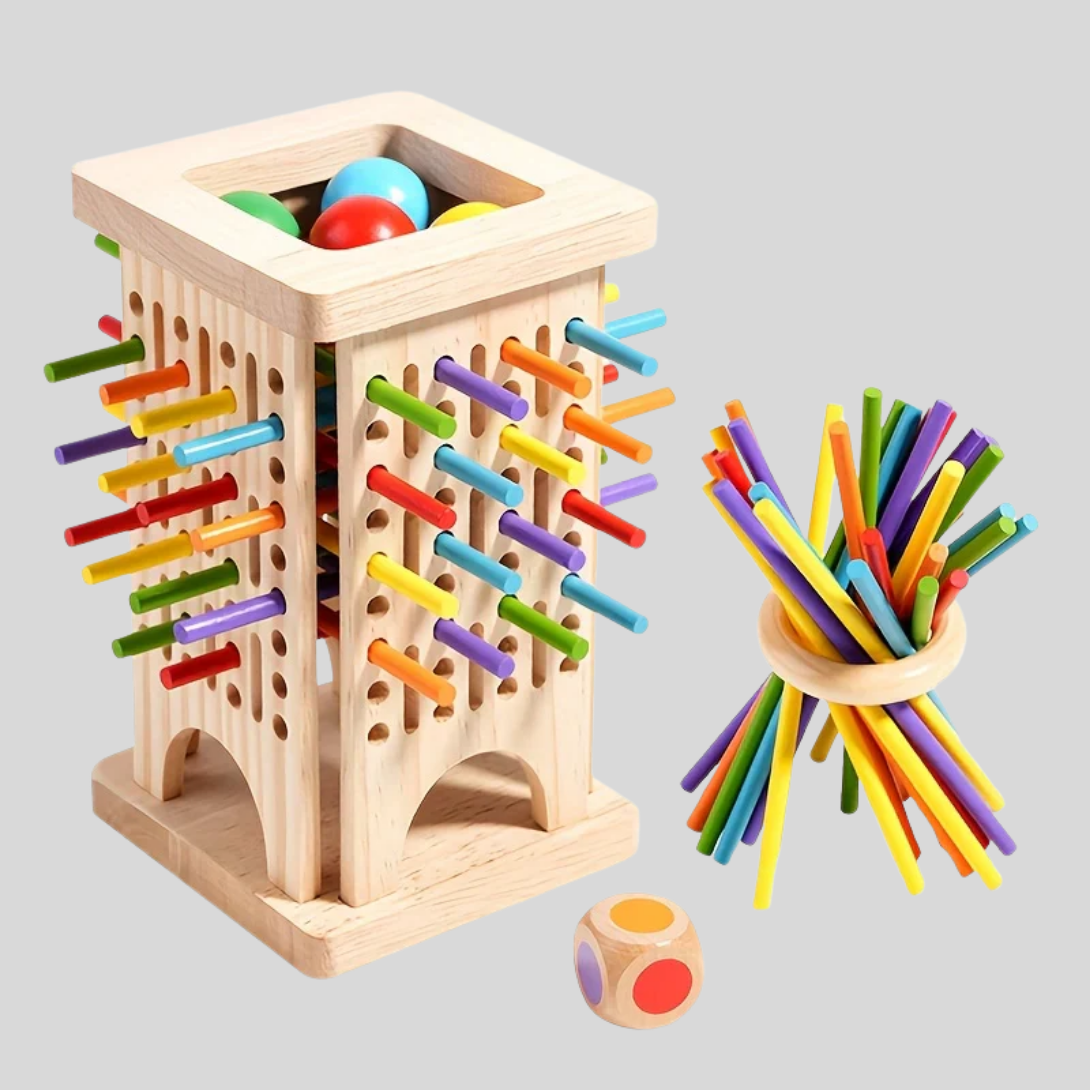 Wooden 3-in-1 Game Stick - Fashinoza
