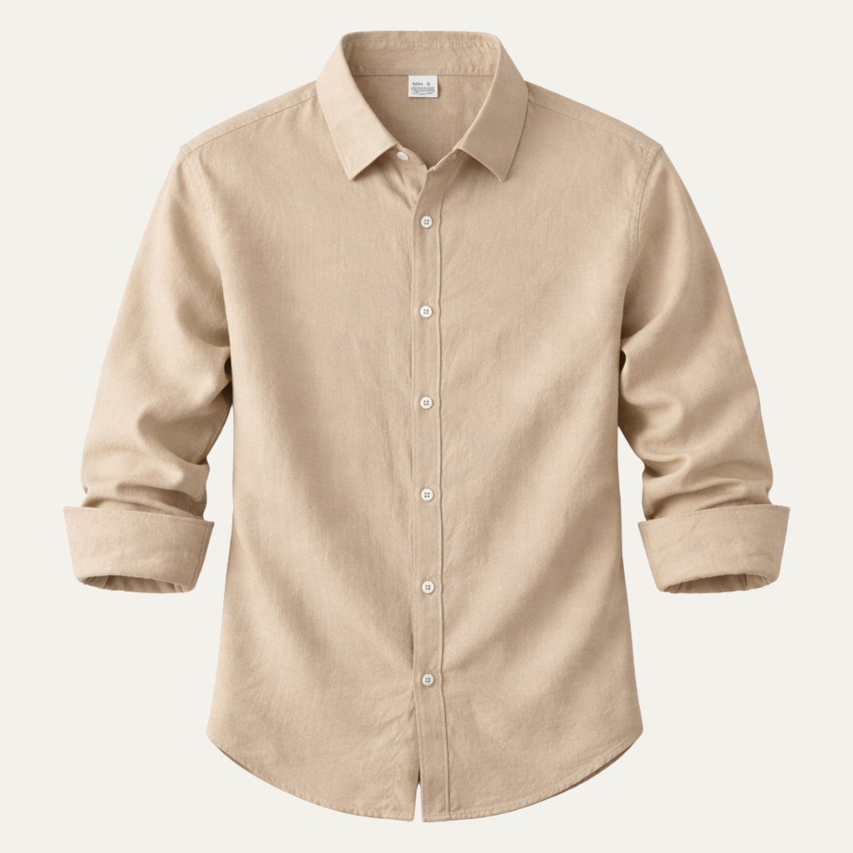 Men's Linen Cotton Button Down Shirt - Fashinoza