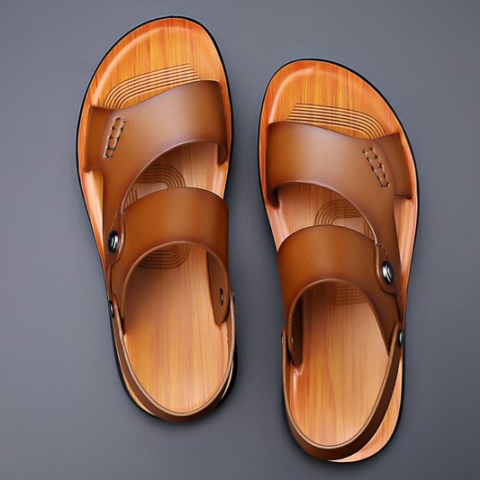 Women's Vegan Leather Sandals - Fashinoza