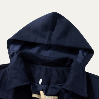 Men's Wool Blend Toggle Duffle Coat
