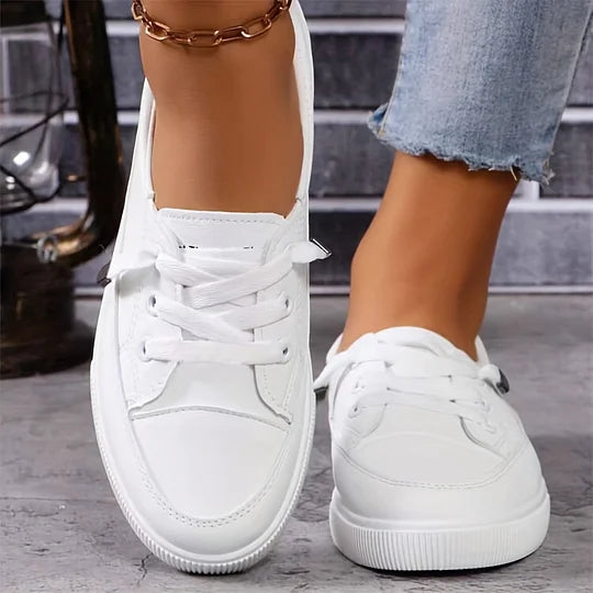 Women’s Orthopedic Lace-Up Walking Sneakers for Support
