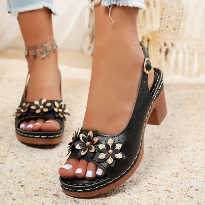 Women's Adjustable Ankle Strap Sandals Rosewood