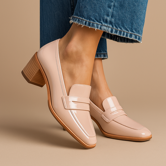 Women's Polished Loafers - Fashinoza