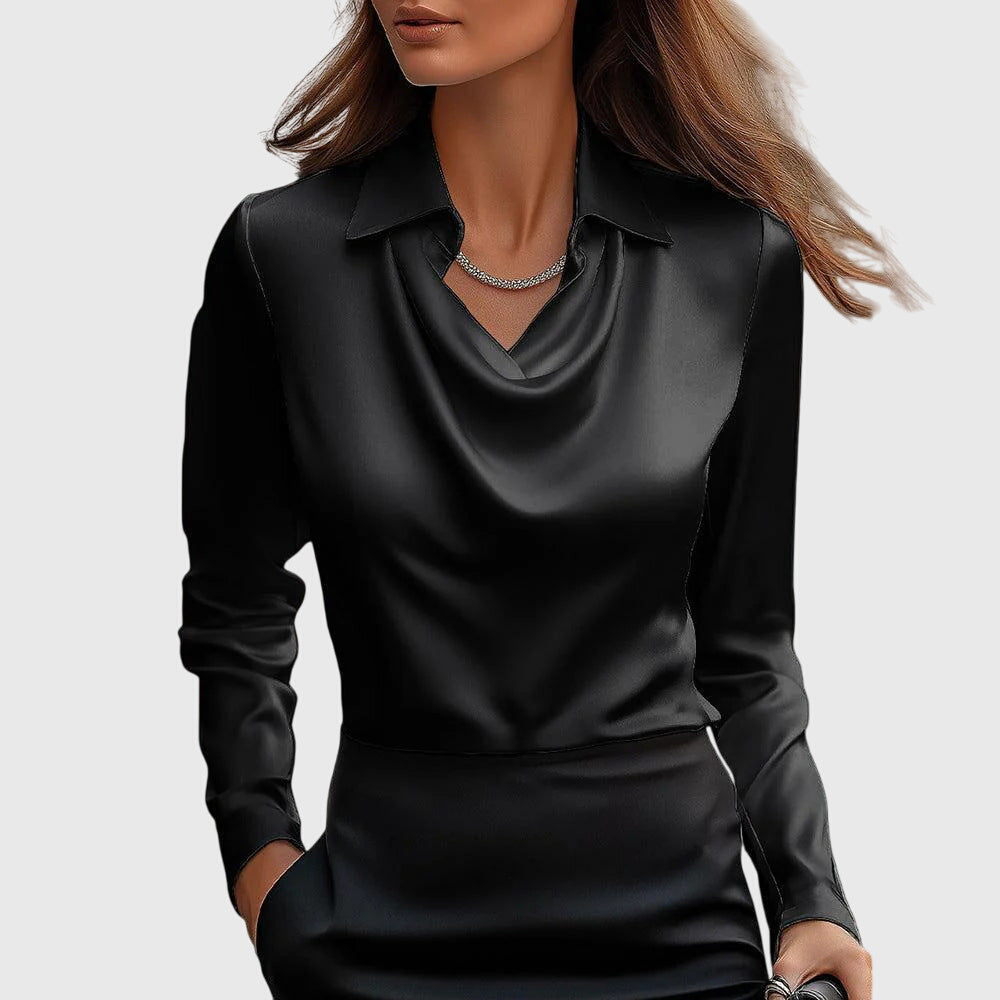 Daisy | Women’s Cowl Neck Long Sleeve Top