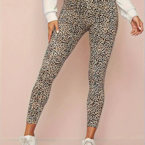 Women's Leopard High-Waist Leggings