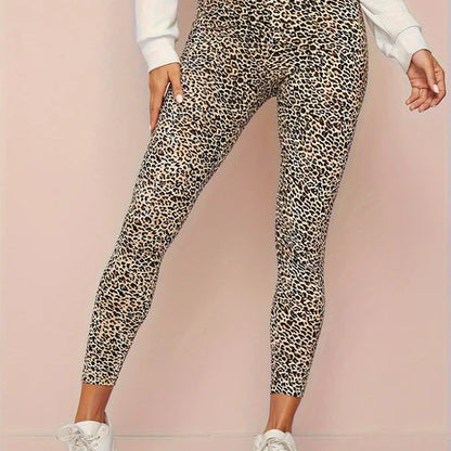 Women's Leopard High-Waist Leggings