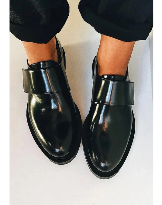 Women's Slip On Loafers Rounded Toe - Fashinoza