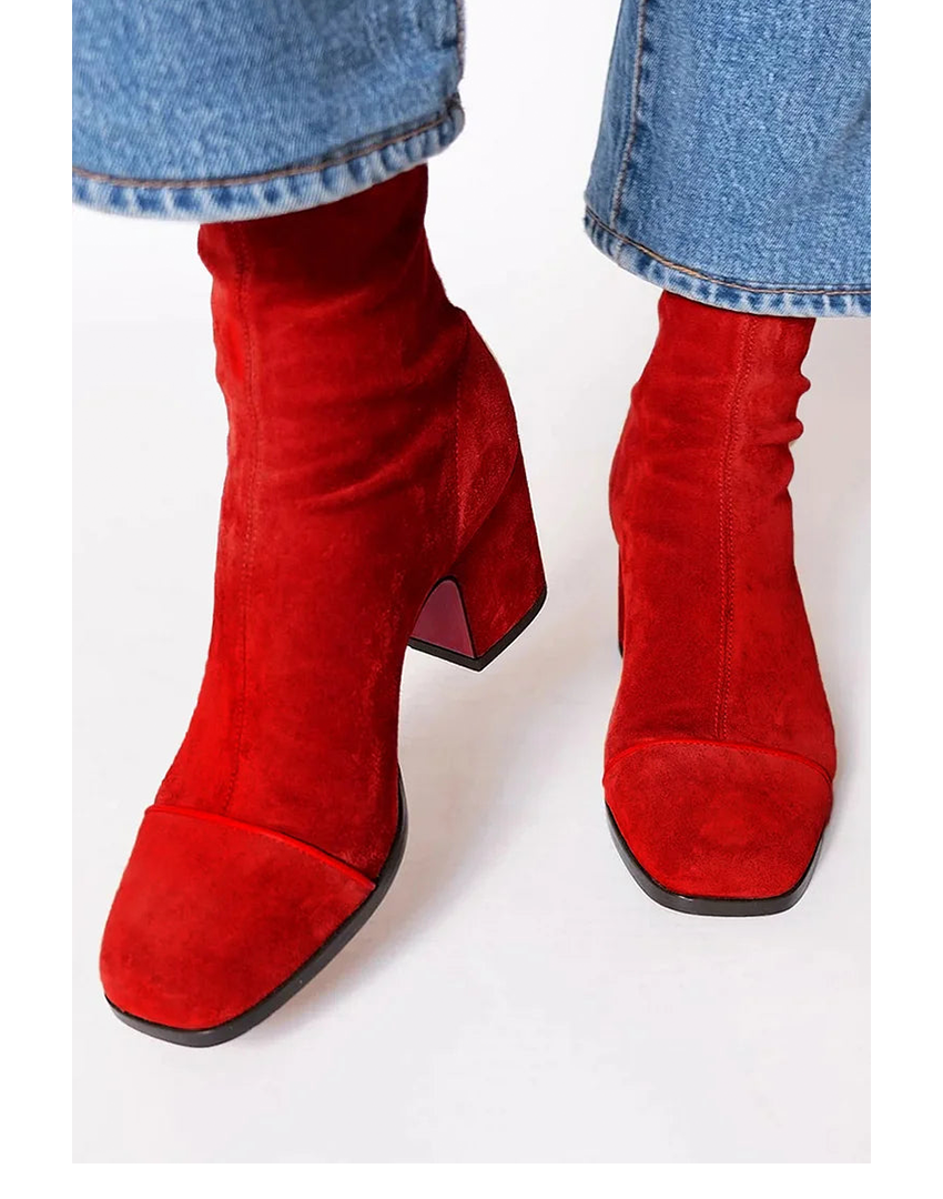 Women's Straight Toe Boots - Fashinoza