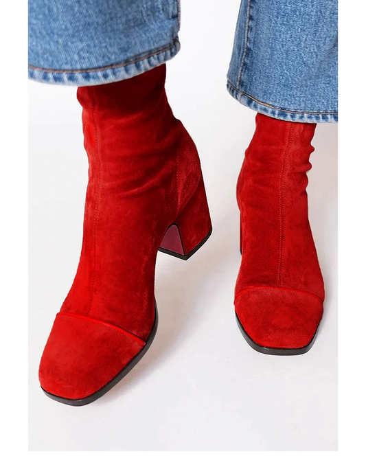 Women's Straight Toe Boots - Fashinoza