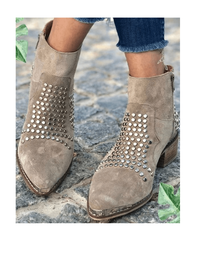 Women's Studded Edge Boots