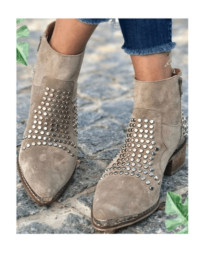 Women's Studded Edge Boots