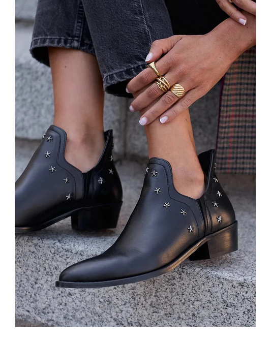 Women's Ankle Boots Starry Design - Fashinoza