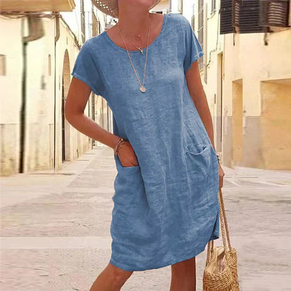 Women's Tummy Control Flowy Maxi Dress
