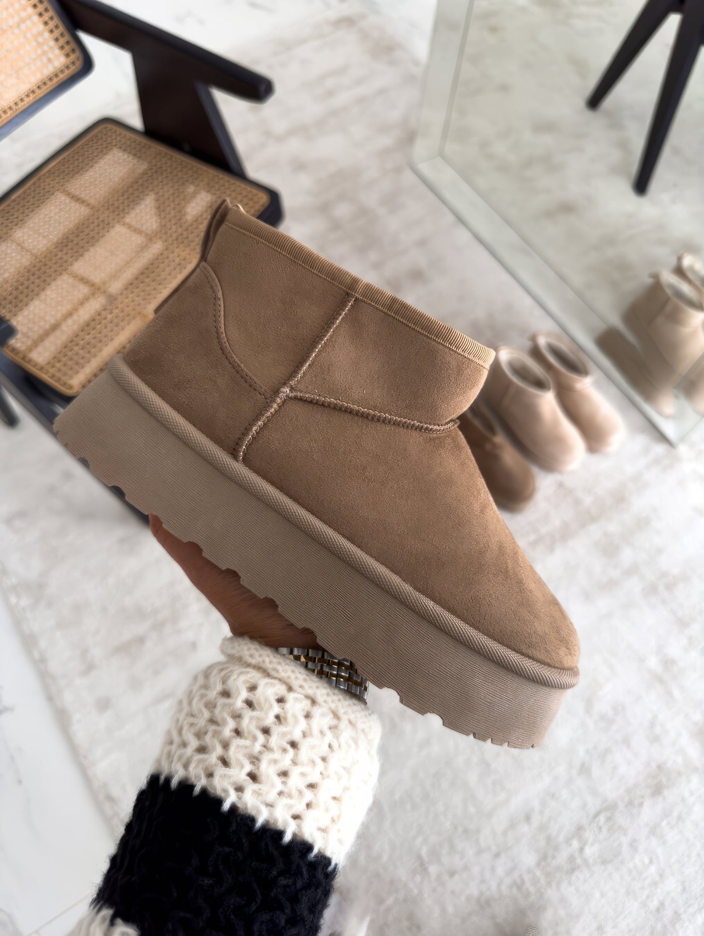 Women's Low Ankle Platform Boots