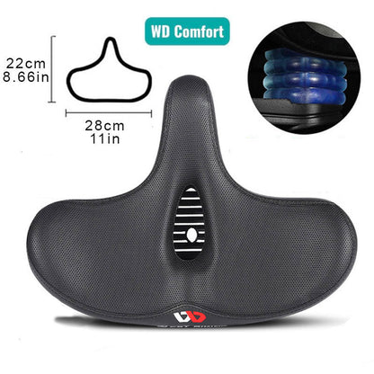 Comfortable Bike Seat Extra Wide Cushion