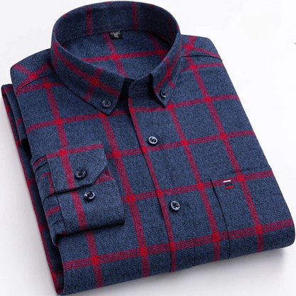 Nicholas | Men Spring Button Down Checkered Shirt