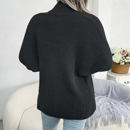 Women's Knit Cardigan Long Sleeve Open Front Cozy Sweater