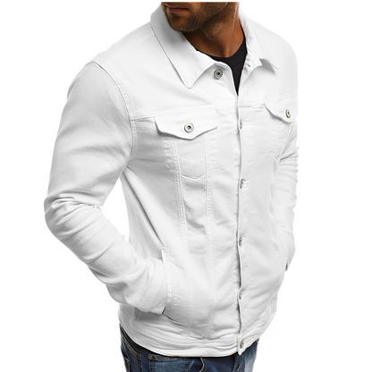 Men's Denim Summer Jacket Lightweight Blue