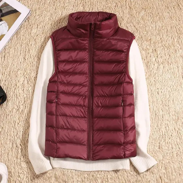 Women's Lightweight Down Vest Warm