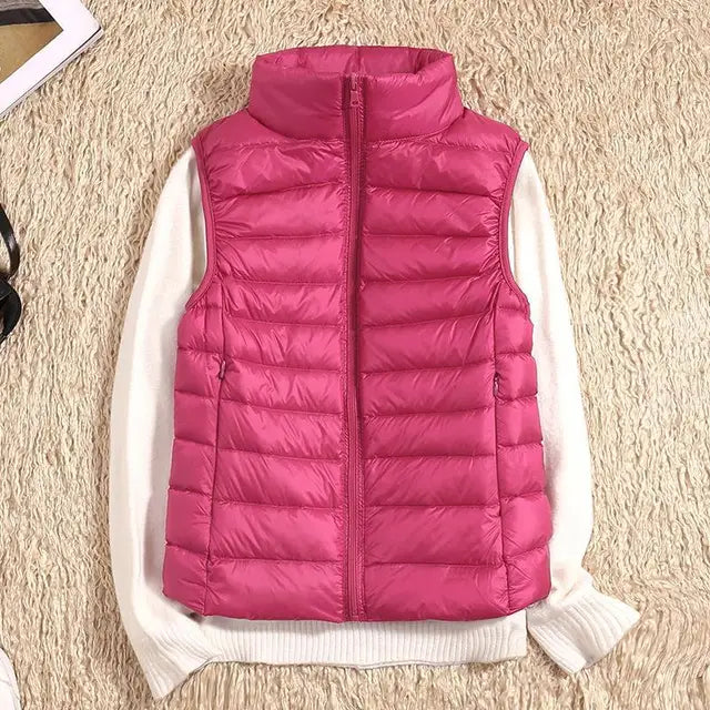 Women's Lightweight Down Vest Warm
