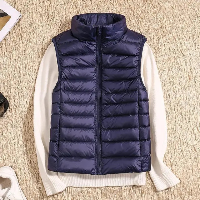Women's Lightweight Down Vest Warm