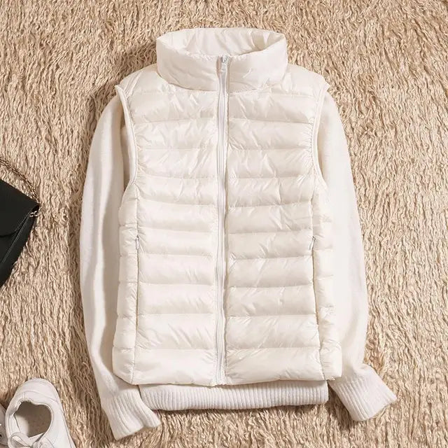 Women's Lightweight Down Vest Warm
