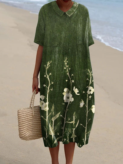Women's Floral Print Summer Dress
