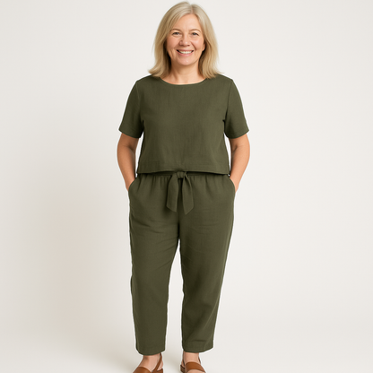 Women's Two Piece Casual And Pants Set