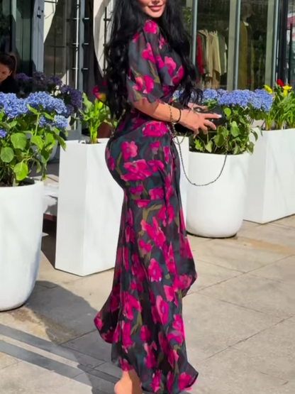 Women's Retro Wrap Dress