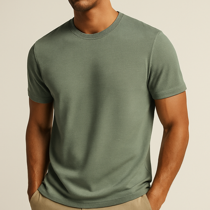 Cotton Waffle Weave Shirt