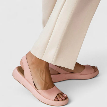 Women's Platform Wedge Slingback Sandals
