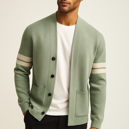 Relaxed Button Front Cardigan