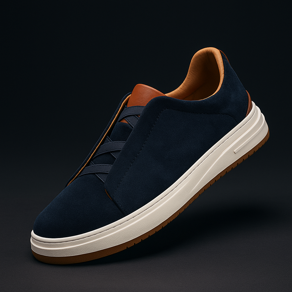 Men's Cowhide Casual Sneakers