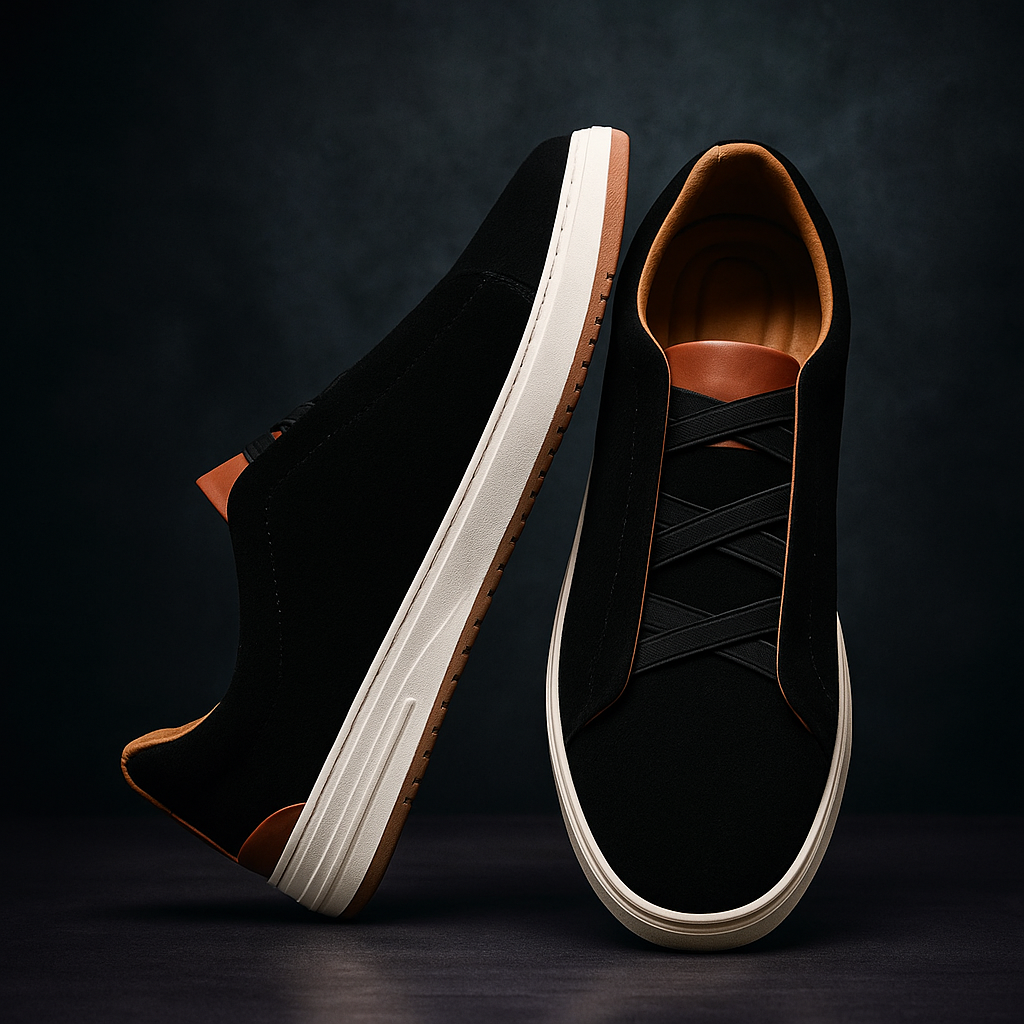 Men's Cowhide Casual Sneakers