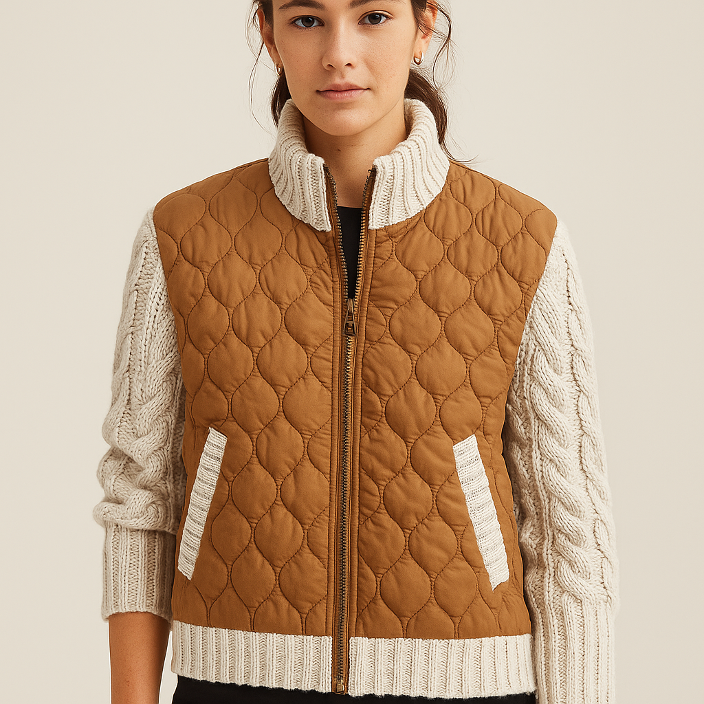 Nolani Quilted Jacket - 
Fashinoza