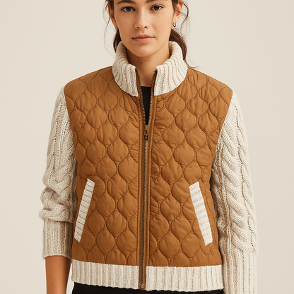 Nolani Women's Quilted Jacket - 
Fashinoza